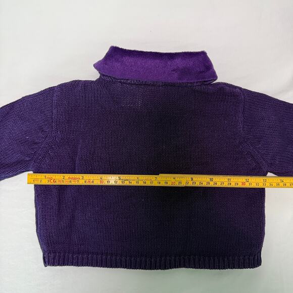 VTG McKids Cardigan Sweater Girls 2T Embroidered Knit Cottagecore Storybook Cute - Picture 11 of 12